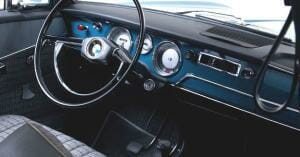 BMW model 1500 interior