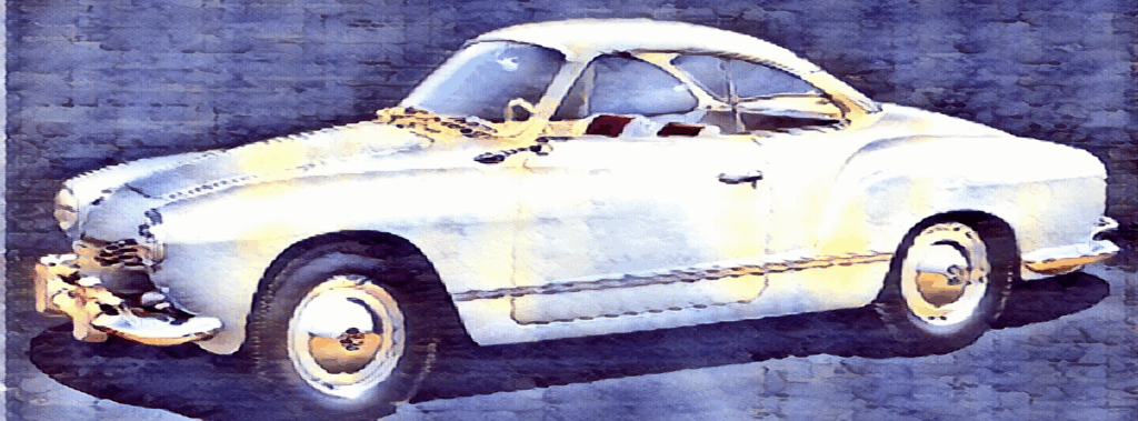 VW karmann Ghia workart