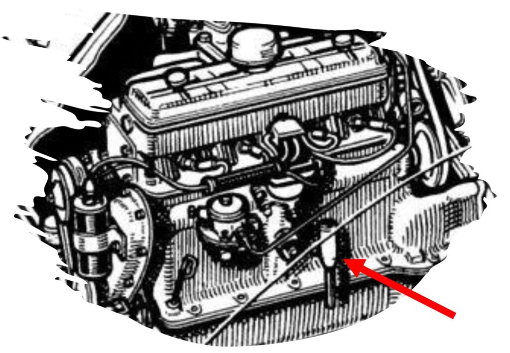 Motor Ventoux Renault 4CV. Respirador càrter
