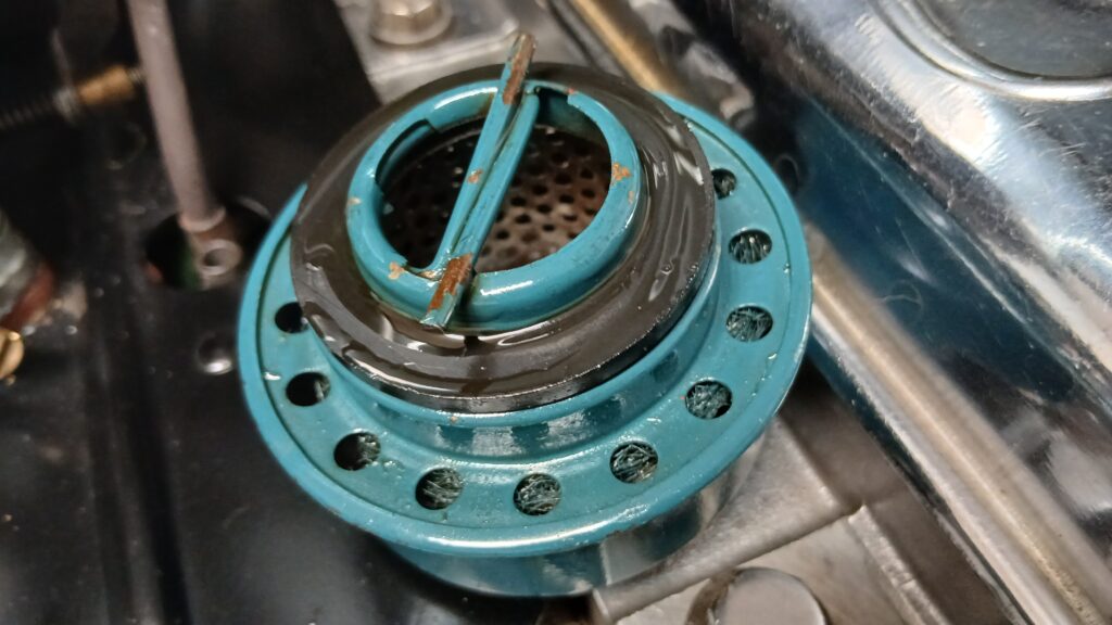 Tap Renault amb ventilació (vàlida per a totes les sèries 4CV, Dauphine, Gordini)